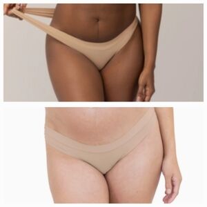 NWT Kindred Bravely Grow with Me Maternity & Postpartum Thong Beige sz S